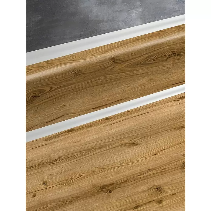 Resopal Wandabschlussprofil - Tribute Oak, 63,5 cm - Detailaufnahme
