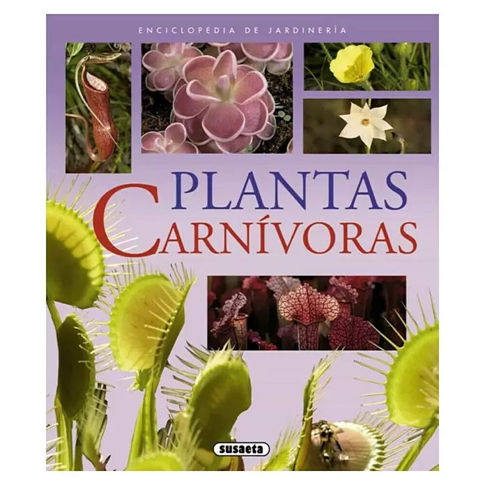 Libro de jardinería Plantas carnívoras - Número de páginas: 248 - Vista frontal