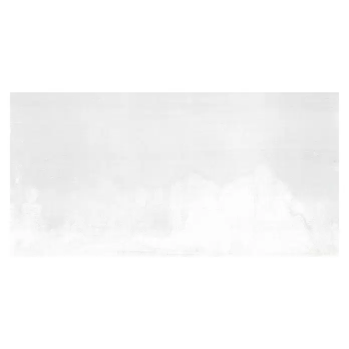 Oxyd Feinsteinzeugfliese Oxyd - 60 x 120 cm, Weiß, Schimmernd - Draufsicht