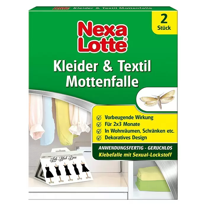 Nexa Lotte Kleider- & Textilmottenfalle - 2 Stk. - Vorderansicht