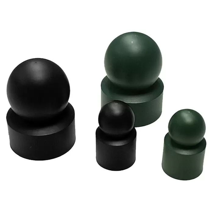 Kraus Capuchón decorativo - Verde, Diámetro: 60 mm - Vista angular