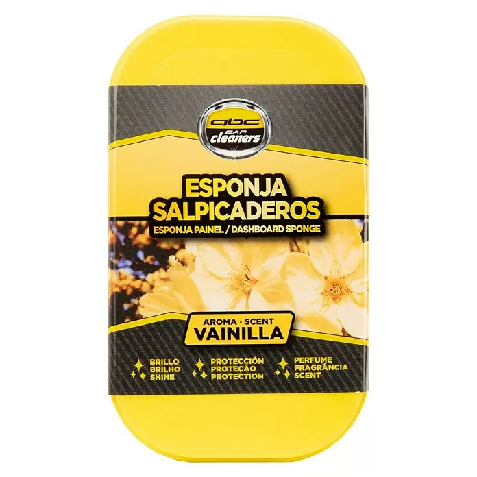 Esponja limpiadora para salpicaderos - Vainilla - Vista superior