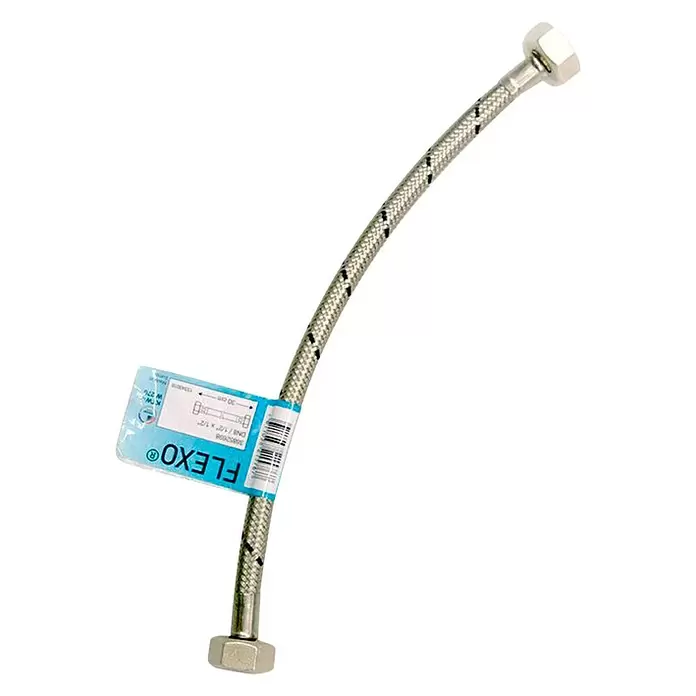 Flexo Priključno crijevo - ½″/⅜″, Duljina: 100 cm - Dijagonalni pogled
