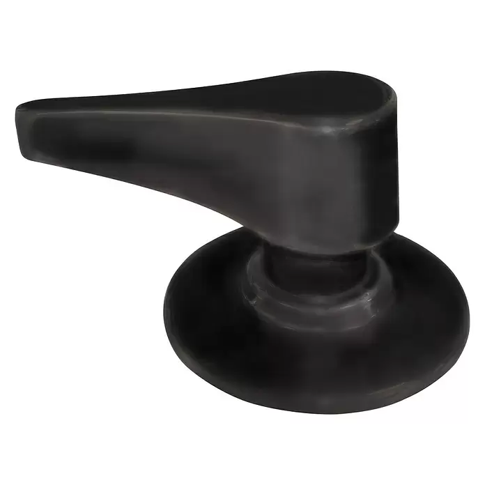 Isoltubex Mando para válvula palanca - Negro - Vista de perfil izquierdo