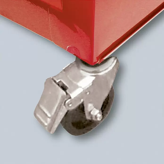 Einhell Werkstattwagen TC-TW 100 - L x B x H: 67,7 x 38 x 72,4 cm, Ohne Inhalt, Anzahl Schubladen: 4 Stk., Anzahl Fächer: 1 - Detailaufnahme