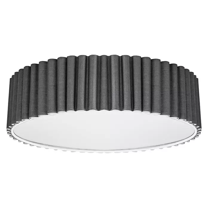Tween Light Deckenleuchte rund Siena - 160 W, Grau, E27 - Diagonale Ansicht