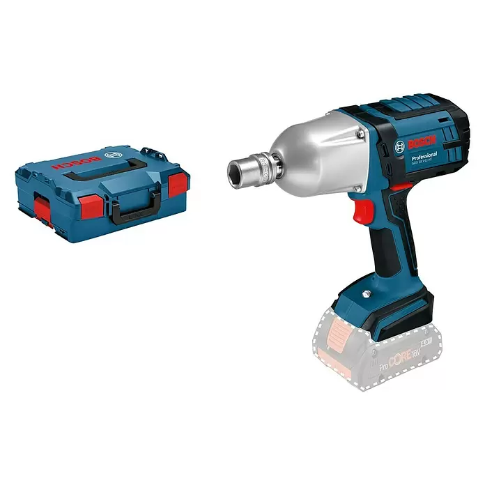 Bosch Professional Akku-Drehschlagschrauber 18 V-Li HT - 18 V, Ohne Akku, Leerlaufdrehzahl: 0 U/min - 1.900 U/min - Diagonale Ansicht