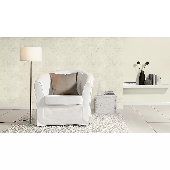 Rasch Tapetenwechsel Vliestapete - Beige, Betonoptik, 10,05 x 0,53 m - Stimmungsaufnahme