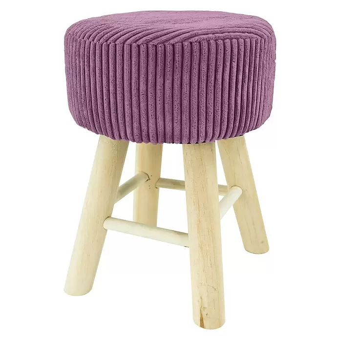 Hocker Kord - Beere, Ø x H: 30,5 x 41 cm - Vorderansicht