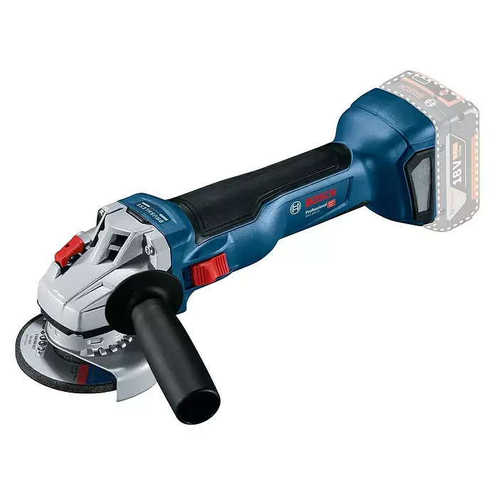 Bosch Professional Akku-Winkelschleifer GWS 18V-10 - 18 V, Ohne Akku, Durchmesser Scheibe: 125 mm - Diagonale Ansicht