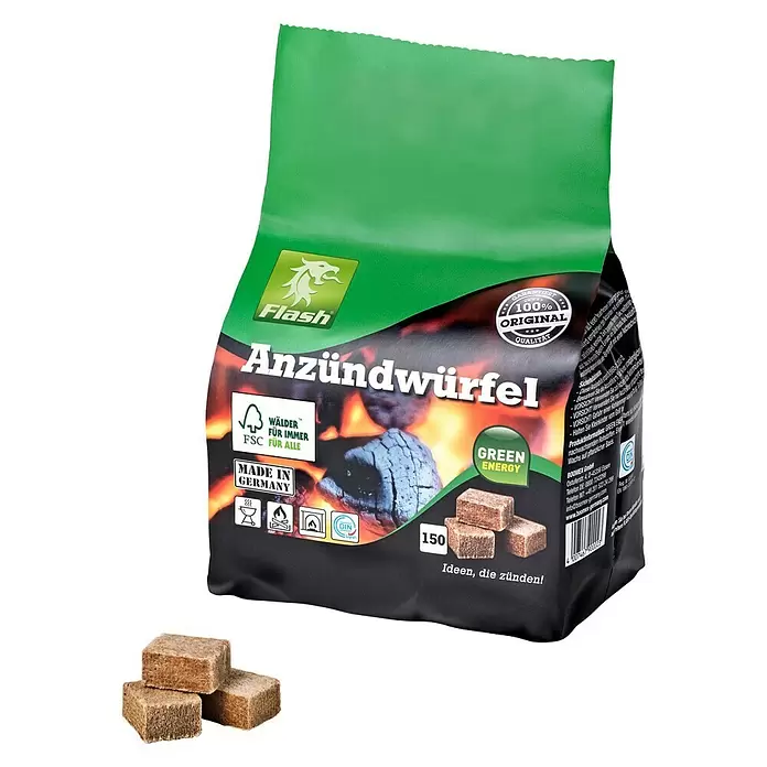 Flash Aanmaakmiddelen - Hout - Diagonaal zicht