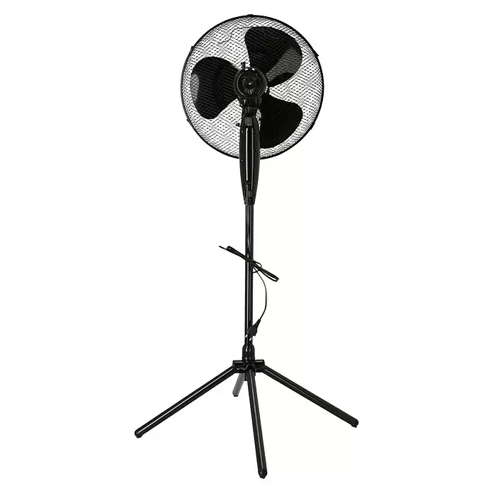 PR Klima Ventilador de pie Acapulco - Negro, Diámetro: 40 cm, 50 W, 2.427 m³/h - Vista trasera