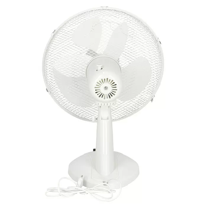Proklima Tischventilator - Weiß, Durchmesser: 30 cm, 40 W, 1.890 m³/h - Rückansicht