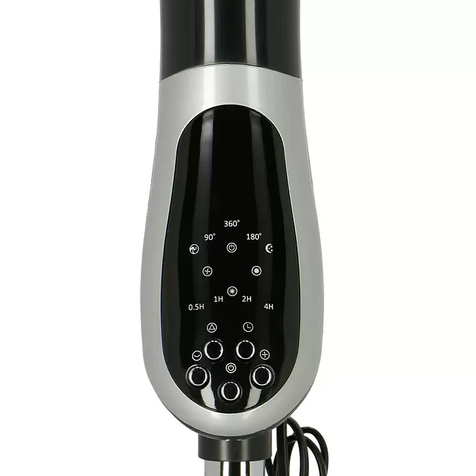 Proklima Standventilator - Silber/Schwarz, Höhe: 148 cm, 55 W - Detailaufnahme