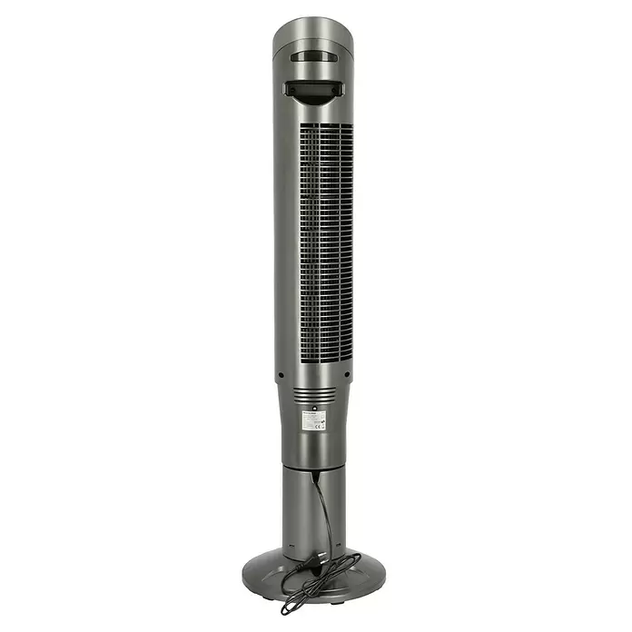 Proklima Turmventilator - Schwarz, Höhe: 132 cm, 50 W, Mit Fernbedienung - Rückansicht