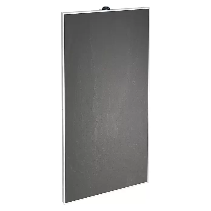 Infrarot-Keramikheizkörper - B x H: 60 x 120 cm, 1.100 W, Anthrazit - Diagonale Ansicht