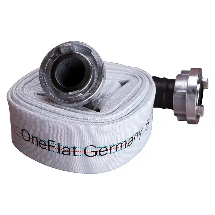 Bauschlauch - Länge: 10 m, Durchmesser: 50 mm - Diagonale Ansicht