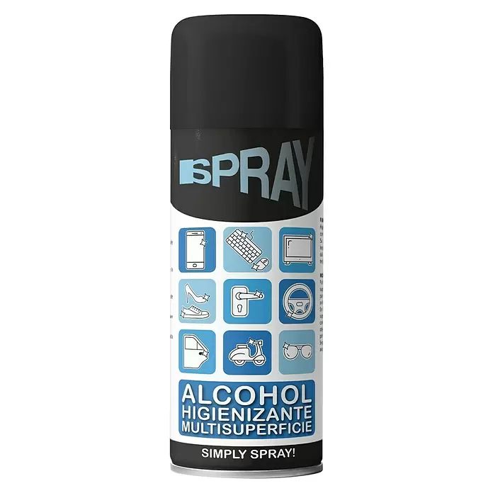Desinfectante alcohol isopropilico - 400 ml - Vista frontal
