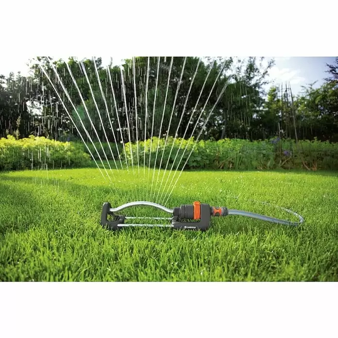 Gardena Dvokraki kružni raspršivač Aqua S - Maksimalna površina raspršivača: 90 - 220 m² - Živopisni prikaz