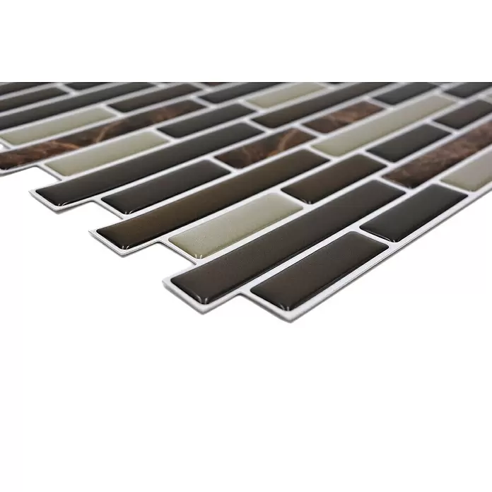 Öntapadós mozaik Marble SVM 24088 - 4 db, Vinyl, Barnát keverjünk össze - Közeli felvétel