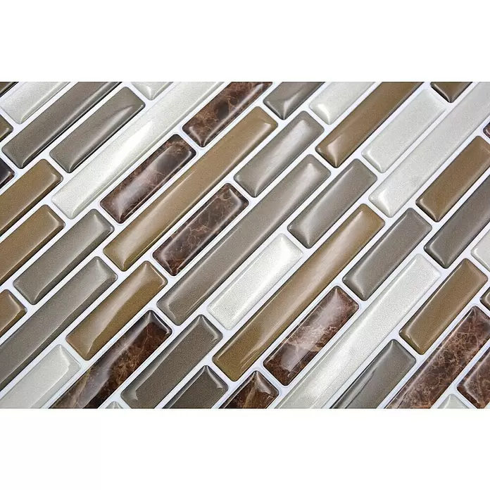 Öntapadós mozaik Marble SVM 24088 - 4 db, Vinyl, Barnát keverjünk össze - Közeli felvétel