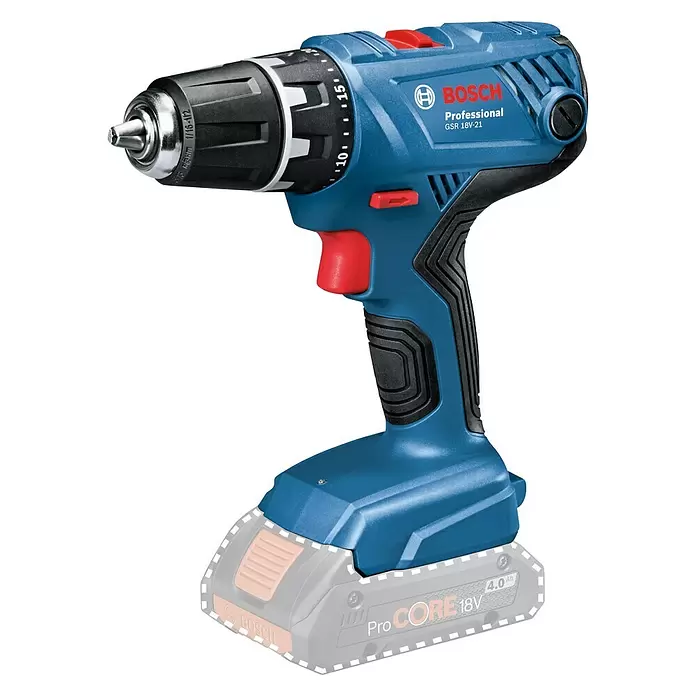 Bosch Set strojeva GSR 180-LI + GBH 180-LI + GSW 180-LI - 18 V, 2 Ah - 4 Ah, 7 -dij. - Dijagonalni pogled