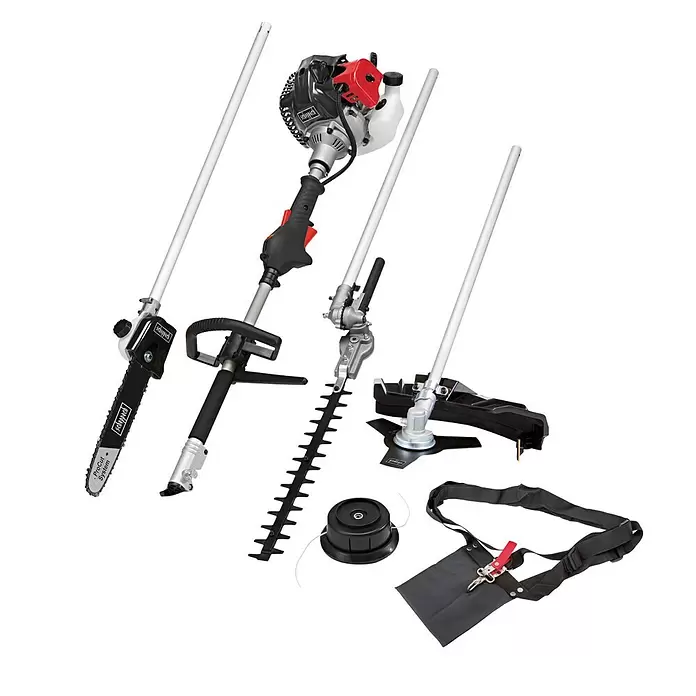 Scheppach Multigartengerät MT33P - 0,9 kW, 32,6 cm³ - Diagonale Ansicht