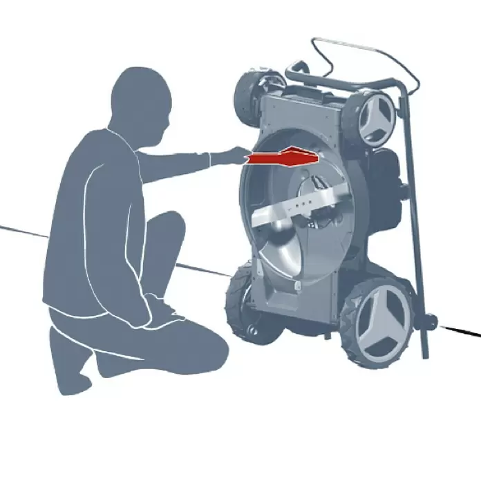 Einhell Power X-Change Akku-Rasenmäher GE-CM 36/47 S HW Li - 18 V, 4 Akkus, 4 Ah, Schnittbreite: 47 cm - Skizze