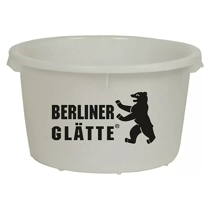 Berliner Glätte Mörtelkübel Berliner Glätte - Fassungsvermögen: 65 l - Vorderansicht