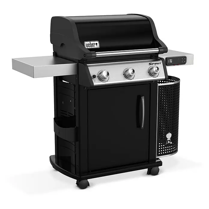 Weber Gasgrill Spirit EPX-315 GBS Smart Grill - Anzahl Brenner: 3, Hauptgrillfläche: 60 x 44 cm, 9,38 kW - Diagonale Ansicht