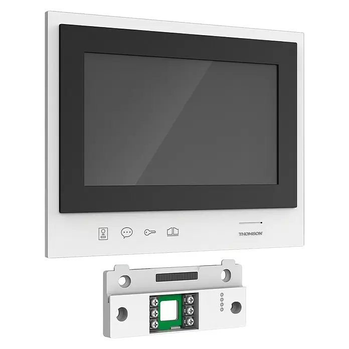 Thomson Farb-Video-Türsprechanlage Smart Bracket II - 7″, 85 dB, 800 x 480 Pixel - Diagonale Ansicht