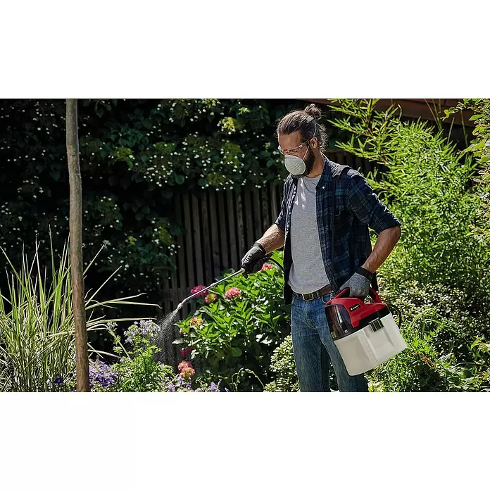 Einhell Power X-Change Akku-Sprühgerät GE-WS 18/75 LI-SOLO - 18 V, Ohne Akku, Füllmenge: 7,5 l - Anwendungsbeispiel
