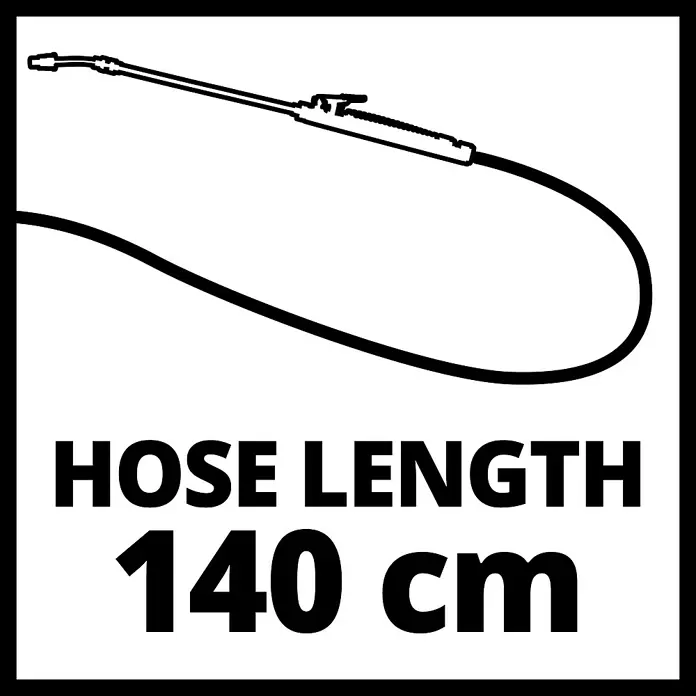 Einhell Power X-Change Akku-Sprühgerät GE-WS 18/75 LI-SOLO - 18 V, Ohne Akku, Füllmenge: 7,5 l - Skizze