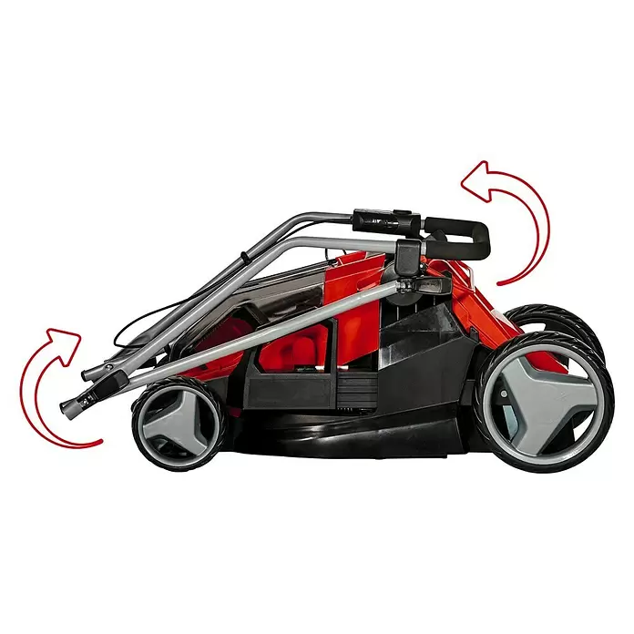 Einhell Power X-Change Akku-Rasenmäher GE-CM  36/36 LI - 18 V, 2 Akkus, 4 Ah, Schnittbreite: 36 cm - Linke Seitenansicht