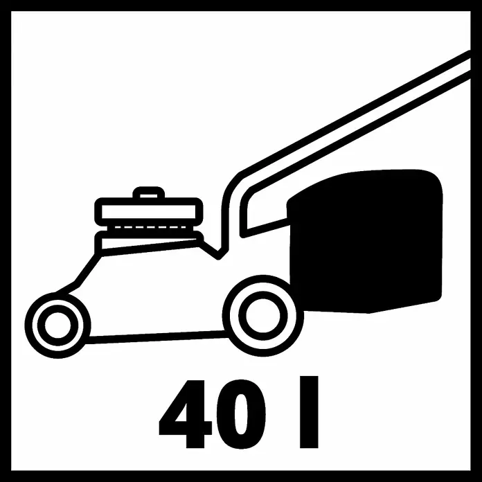 Einhell Power X-Change Akku-Rasenmäher GE-CM  36/36 LI - 18 V, 2 Akkus, 4 Ah, Schnittbreite: 36 cm - Skizze