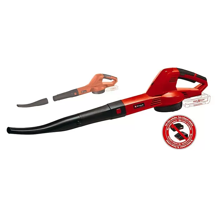 Einhell Power X-Change Accublower GE-CL 18/1 Li E - 18 V, Excl. accu, Blaassnelheid: 210 km/u - Diagonaal zicht