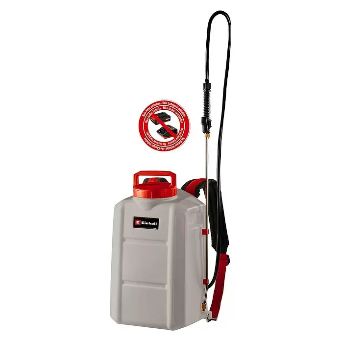 Einhell Power X-Change Drucksprüher GE-WS 18/150 Li-Solo - 18 V, Betriebsdruck: 4,5 bar, Anzahl Akkus: Ohne Akku - Diagonale Ansicht
