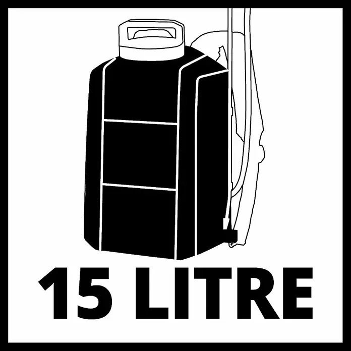 Einhell Power X-Change Drucksprüher GE-WS 18/150 Li-Solo - 18 V, Betriebsdruck: 4,5 bar, Anzahl Akkus: Ohne Akku - Skizze