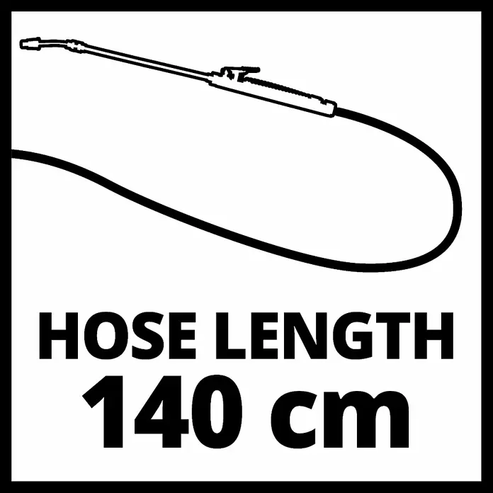 Einhell Power X-Change Drucksprüher GE-WS 18/150 Li-Solo - 18 V, Betriebsdruck: 4,5 bar, Anzahl Akkus: Ohne Akku - Skizze