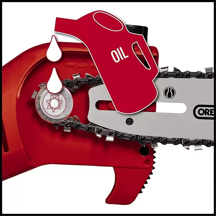 Einhell Power X-Change Akku-Hochentaster GC-LC 18/20LI T-SOLO - 18 V, Ohne Akku - Detailaufnahme