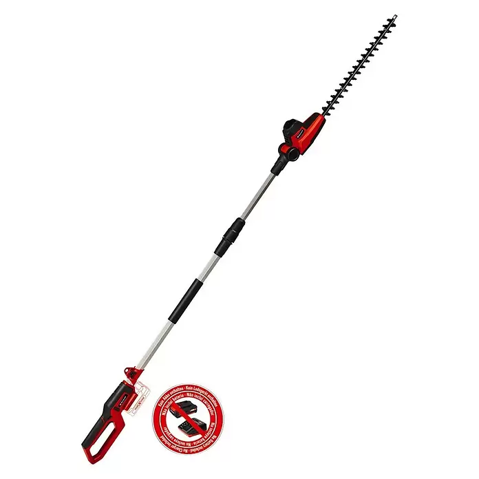 Einhell Power X-Change Akumulatorske škare za živicu - 18 V, Litij-ionska, Bez akumulatora, Duljina reza: 41 cm - Dijagonalni pogled