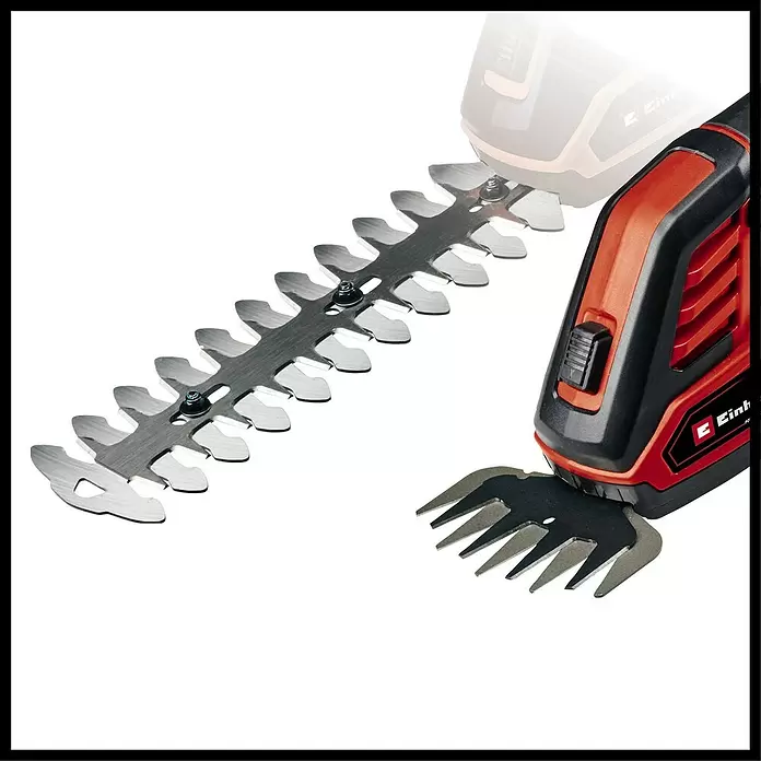 Einhell Power X-Change Akumulatorske škare za travu GE-CG 18/100 Solo - 18 V, Bez akumulatora, Širina reza: 100 mm - Detaljan prikaz
