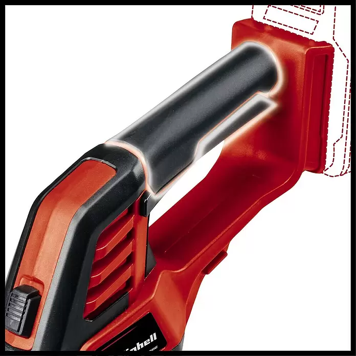 Einhell Power X-Change Akumulatorske škare za travu i grmove GE-CG 18/100 Li-Solo - 18 V, Bez akumulatora - Detaljan prikaz