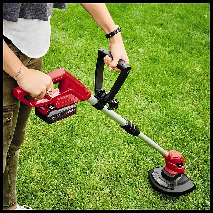 Einhell Power X-Change Akku-Rasentrimmer - 18 V, Li-Ionen, 1 Akku, Schnittbreite: 24 cm - Anwendungsbeispiel