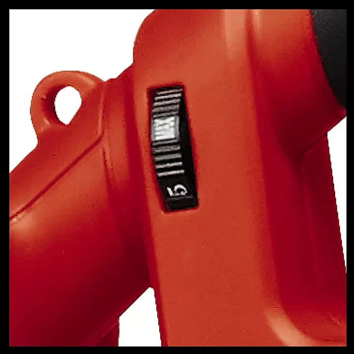 Einhell Power X-Change Akku-Gebläse 36/230 LI E-SOLO - 2 x 18 V, Ohne Akku, Blasgeschwindigkeit: 230 km/h - Detailaufnahme