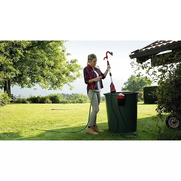 Einhell Power X-Change Akku-Klarwasserpumpe GE-PP 18 RB LI SOLO - 18 V, Ohne Akku, Max. Fördermenge: 3.000 l/h - Anwendungsbeispiel