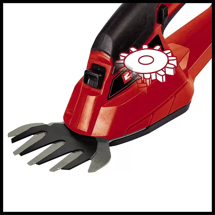 Einhell Power X-Change Akku-Grasschere GE-CG 18/1 LI-SOLO - 18 V, Ohne Akku, Schnittbreite: 100 mm - Detailaufnahme