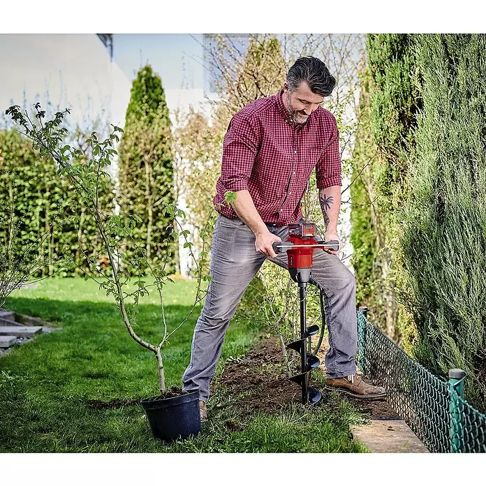 Einhell Power X-Change Akumulatorska bušilica za zemlju GP-EA 18/150 Li BL-Solo - 18 V, Bez akumulatora, Promjer: 150 mm - Proizvod u upotrebi