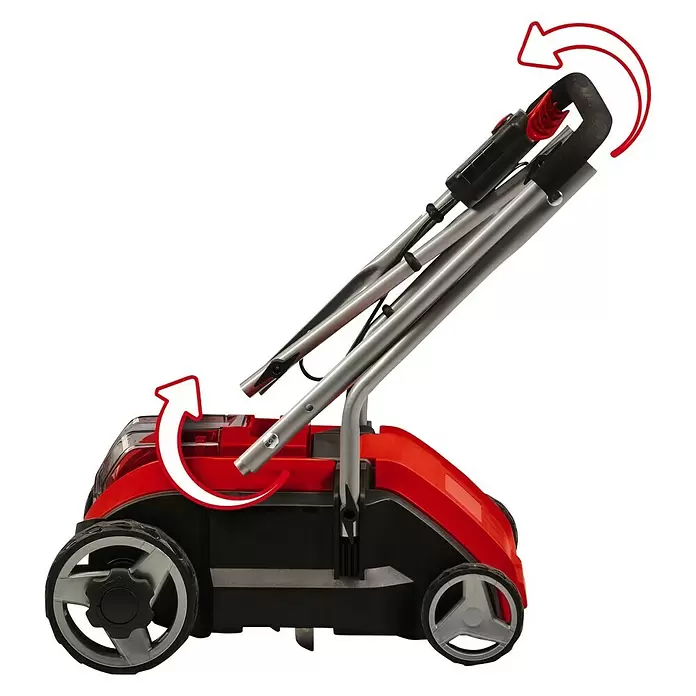 Einhell Power X-Change Akumulatorski prozračivač trave GC-SC 18/28 LI-SOLO - 18 V, Bez akumulatora, Radna širina: 280 mm - Pogled s lijeve strane