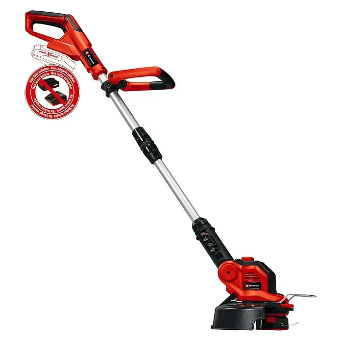Einhell Power X-Change Akku-Rasentrimmer GE-CT 18/28 Li-Solo - 18 V, Ohne Akku - Diagonale Ansicht